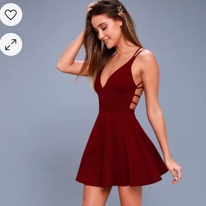 Red dress lulus